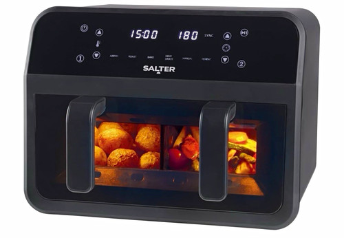 Salter dual view air fryer - salter,