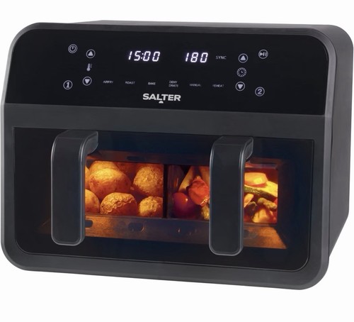Salter dual view air fryer - air, 7l